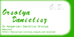 orsolya danielisz business card
